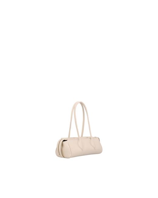 Khaite White Shoulder Bags