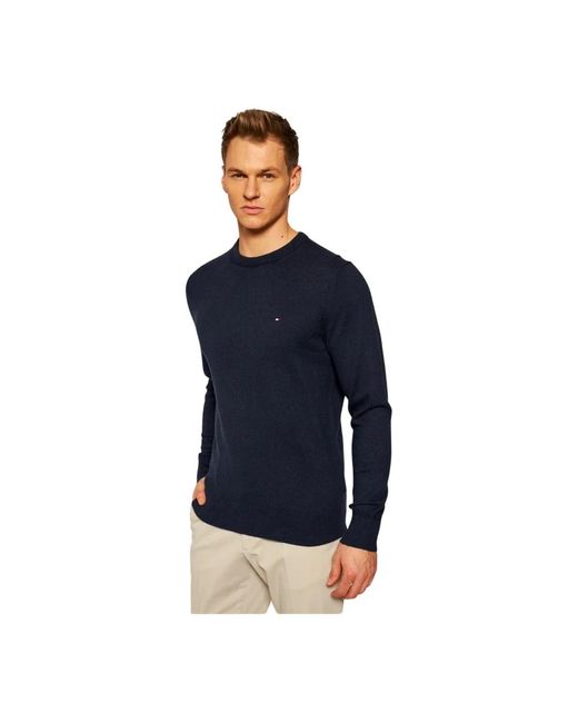 Knitwear > round-neck knitwear Tommy Hilfiger pour homme en coloris Blue