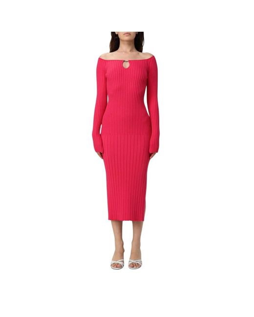 Midi Dresses di HUGO in Red