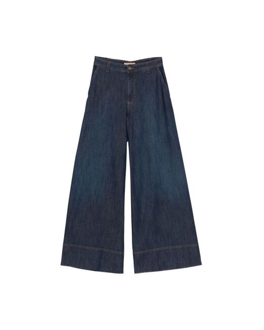 Twinset Blue Wide Jeans