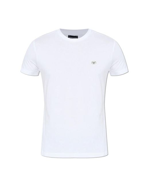 Emporio Armani White T-Shirts for men