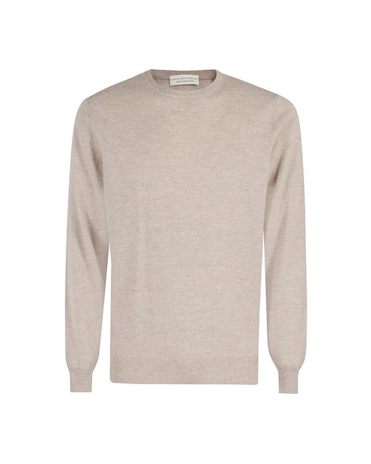 FILIPPO DE LAURENTIIS Gray Round-Neck Knitwear for men