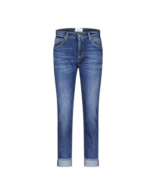 Cambio Blue Straight-fit jeans kerry