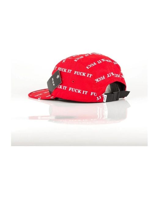 Caps Huf de hombre de color Red