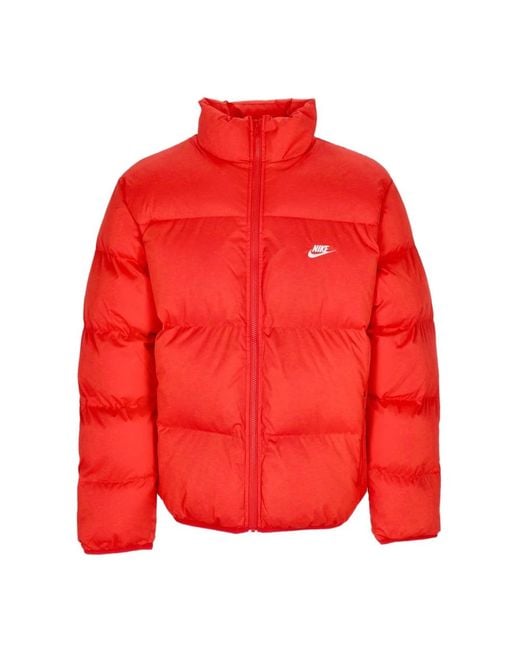 Nike Red Winter Jackets for men