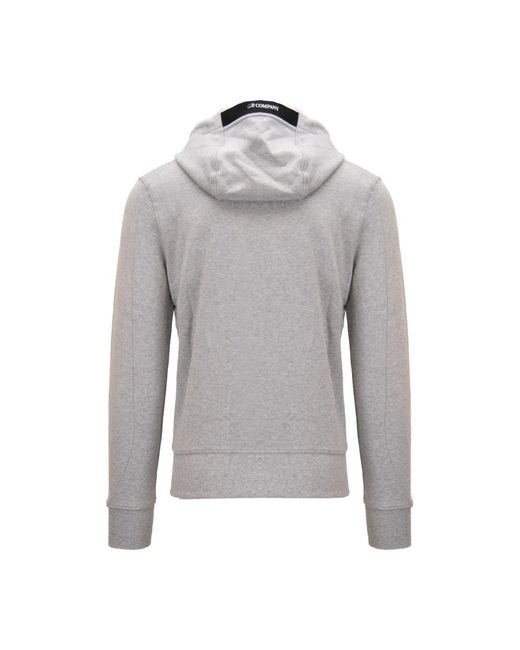 C P Company Gray Hoodies for men