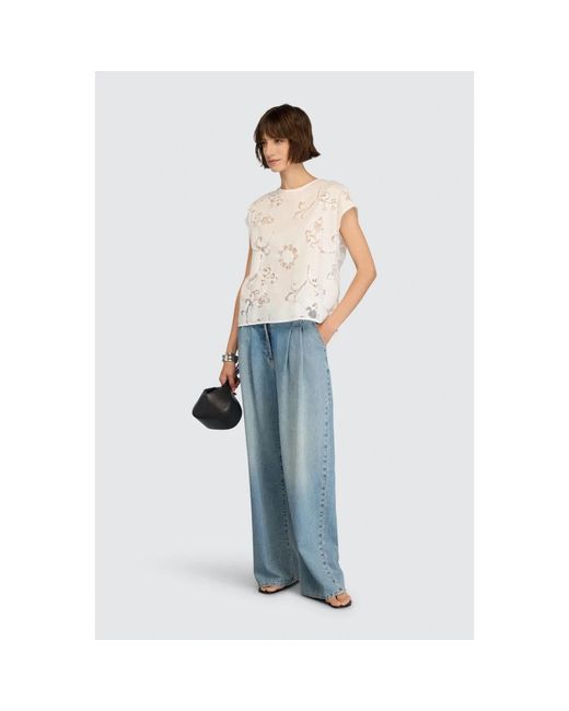 Semicouture Andrea Blouse in het White