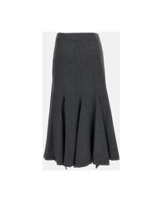 Thelatest Gray Midi Skirts