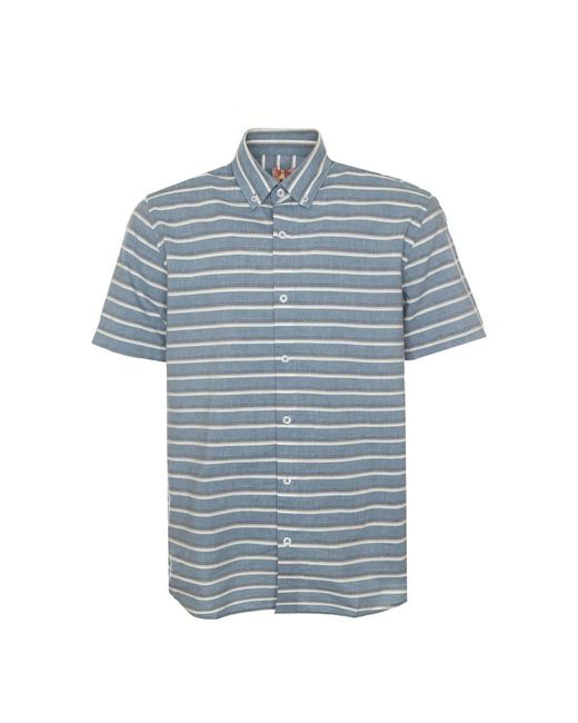 Short Sleeve Shirts di Armor Lux in Blue da Uomo