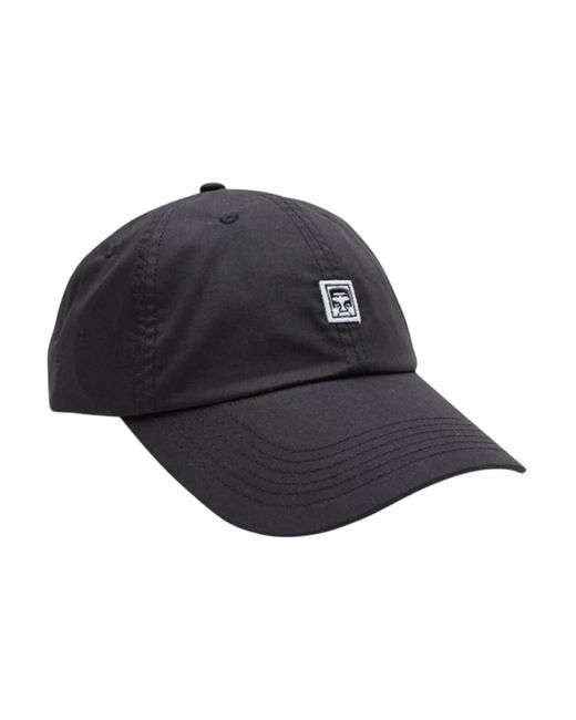 Obey Black Caps for men