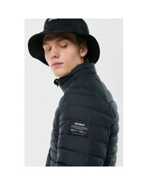 Ecoalf Blue Winter Jackets for men