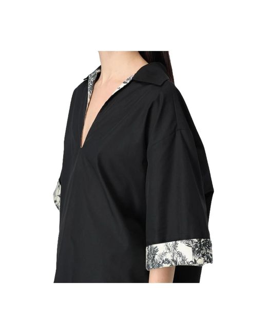 SIMONA CORSELLINI Black Blouses