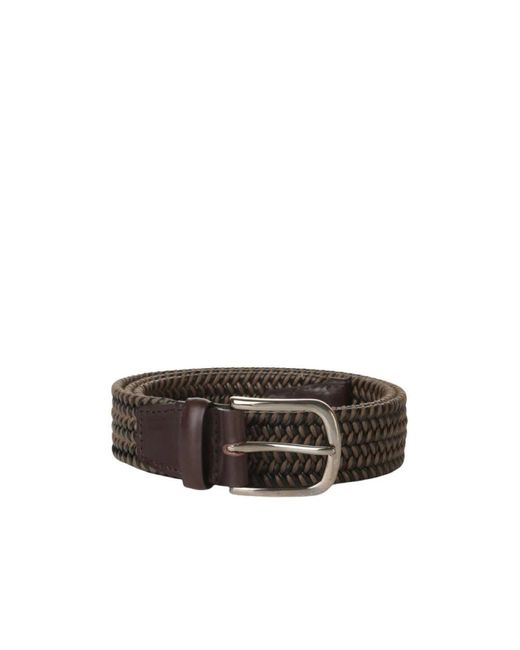 Orciani Stretch Riem Range Elast in het Brown voor heren