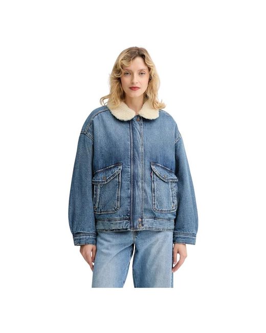 Levi's Denim Jassen in het Blue