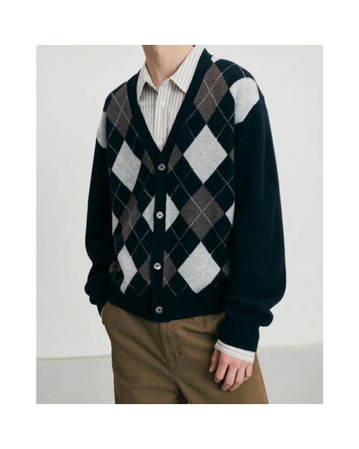 Cardigans DUNST de hombre de color Blue