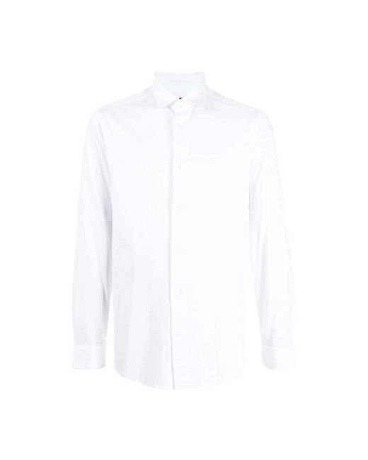 Emporio Armani White Casual Shirts for men