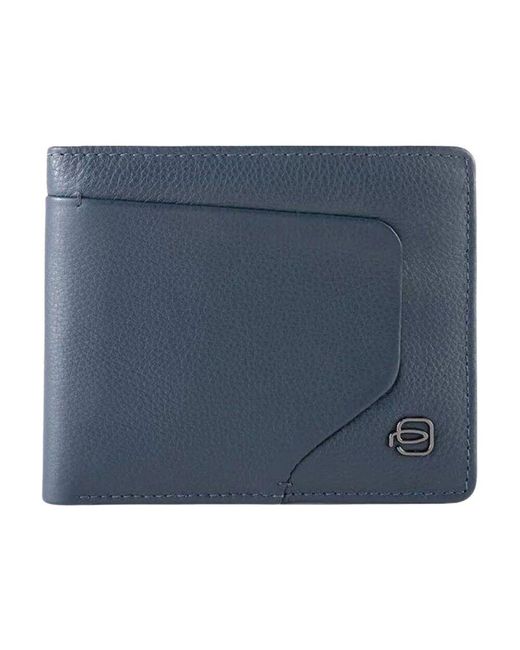 Piquadro Blaue Herrengeldbörse Mit Abnehmbarem Dokumentenhalter in Blue für Herren