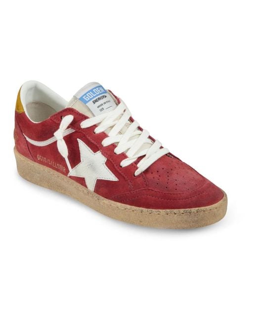 Golden Goose Deluxe Brand Red Sneakers