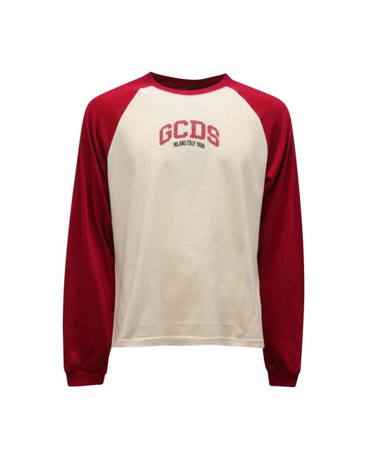 Gcds Pink Long Sleeve T-Shirts for men