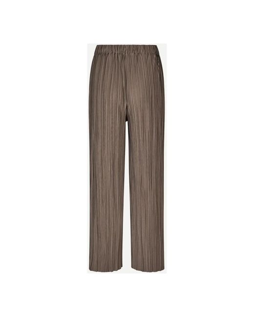 Samsøe & Samsøe Brown Wide Trousers