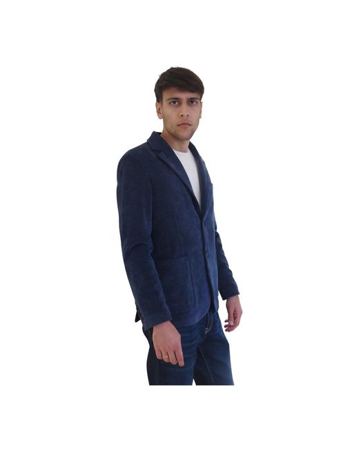 AT.P.CO Jassen ,Blauw ,Polyester Alan Jacket in het Blue voor heren