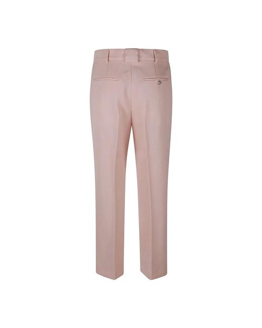 Lanvin Pink Wide Trousers