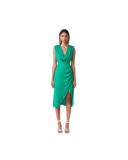 Suncoo Green Midi Dresses