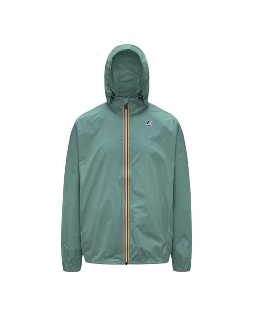 K-Way Green Rain Jackets for men
