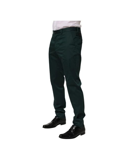 Dolce & Gabbana Black Slim-Fit Trousers for men