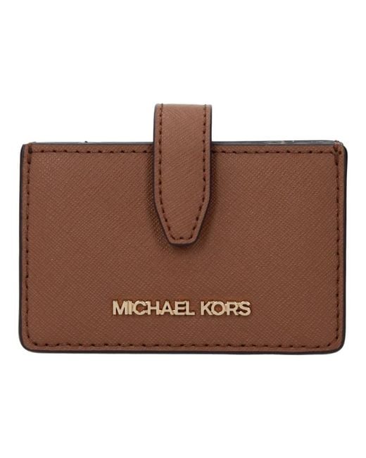 Wallets & Cardholders di Michael Kors in Brown
