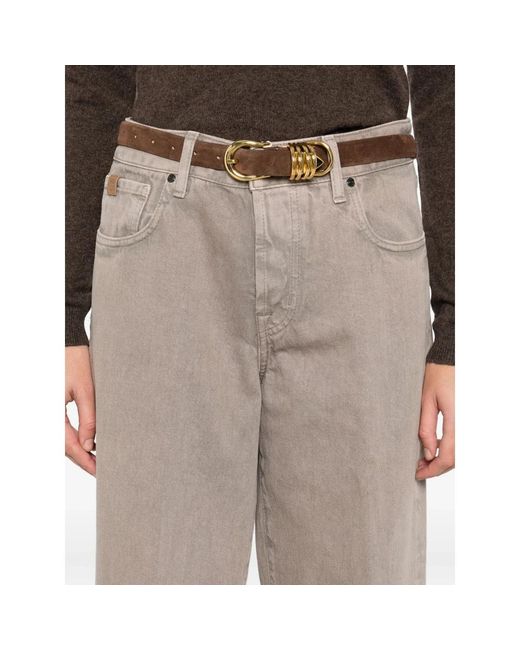 Jacob Cohen Gray Straight Fit Jeans