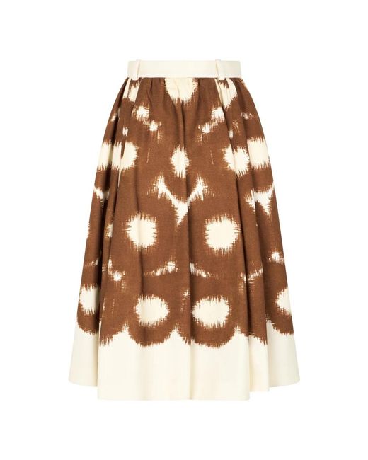 Prada Brown Midi Skirts