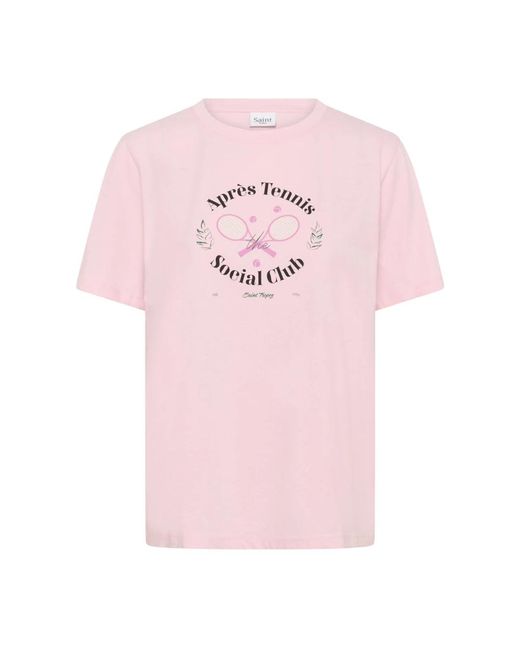 Saint Tropez T-Shirts in het Pink