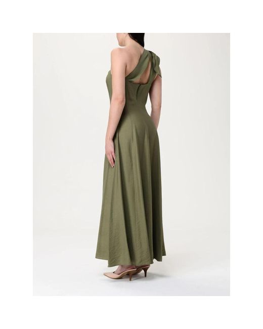 Hanita Green Maxi Dresses