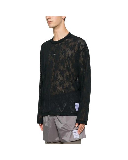Satisfy Round-Neck Strickwaren in Black für Herren