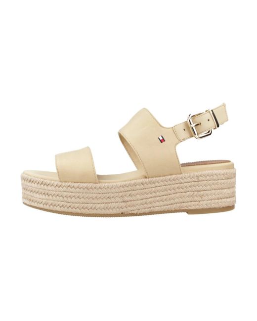 Tommy Hilfiger Metallic Flat Sandals