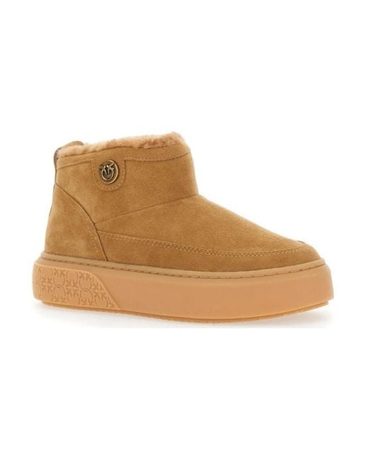 Pinko Brown Winter Boots