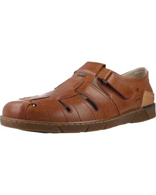 Flat Sandals Fluchos pour homme en coloris Brown