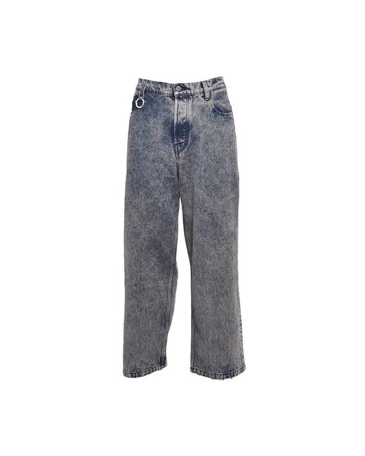 Etudes Studio Gray Wide Jeans for men