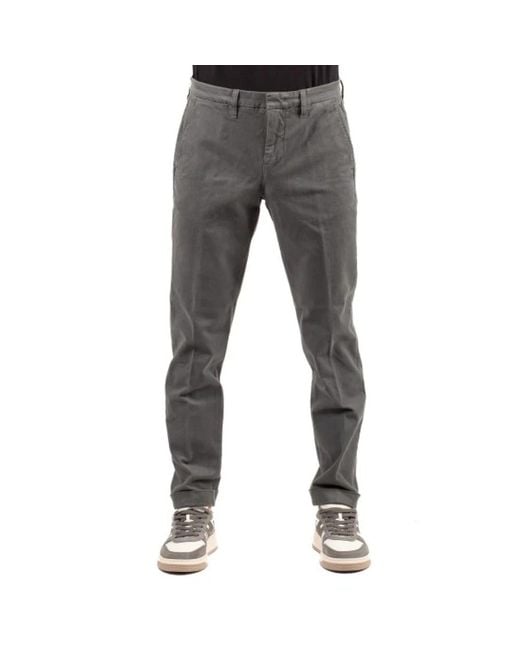 Fay Gray Slim-Fit Trousers for men