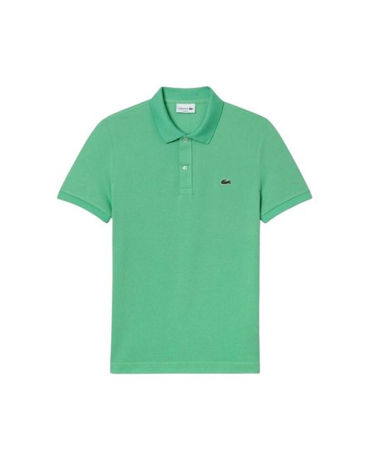 Lacoste Tops ,Groen ,Katoen Tijdloos Klassiek Poloshirt in het Green voor heren