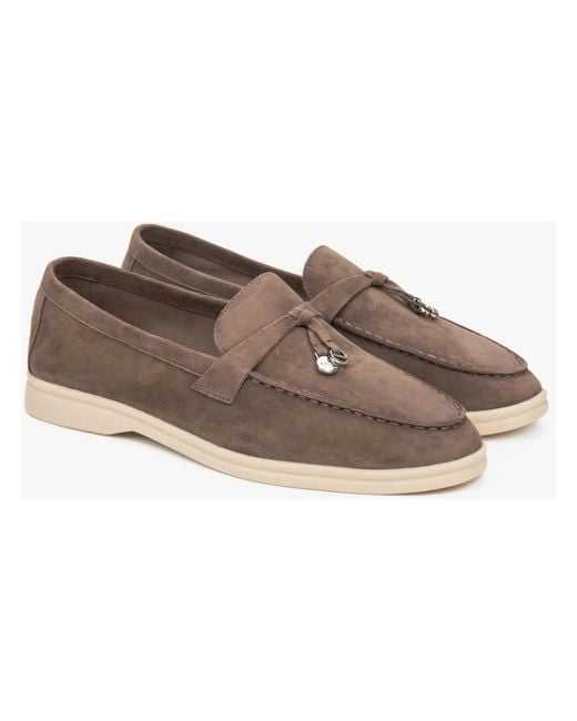 ESTRO Gray Loafers
