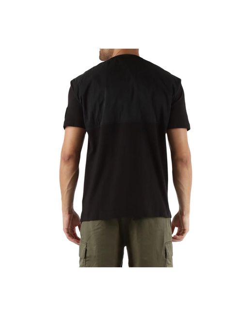 Calvin Klein Baumwoll-t-shirt mit fronttasche in Black für Herren
