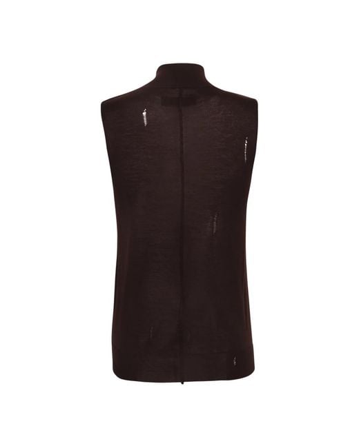Amiri Brown Sleveless Knitwear