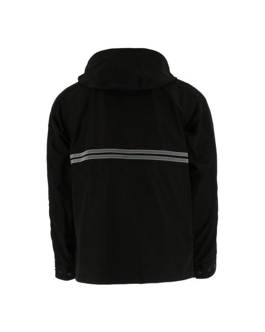 Canada Goose Light jackets,schwarze leichte jacke mit reflektierenden details in Black für Herren