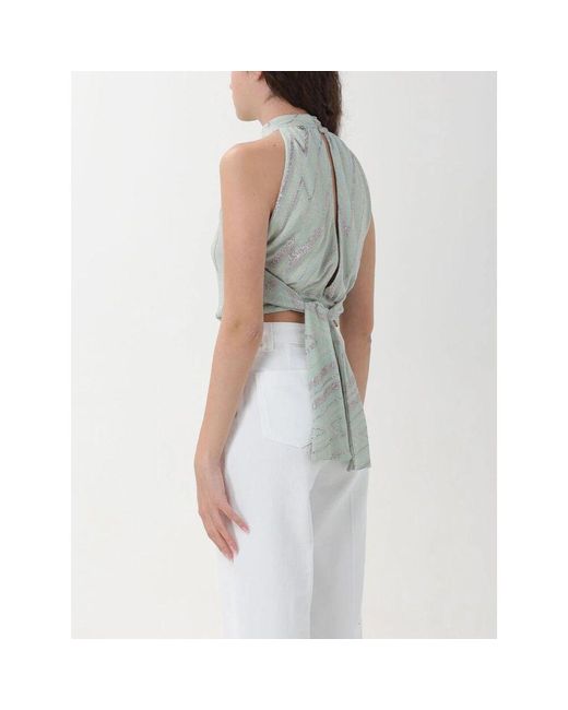 Liu Jo Metallic Sleeveless Tops