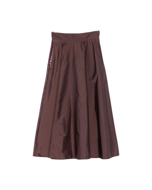 Elisabetta Franchi Midi Skirts in het Brown