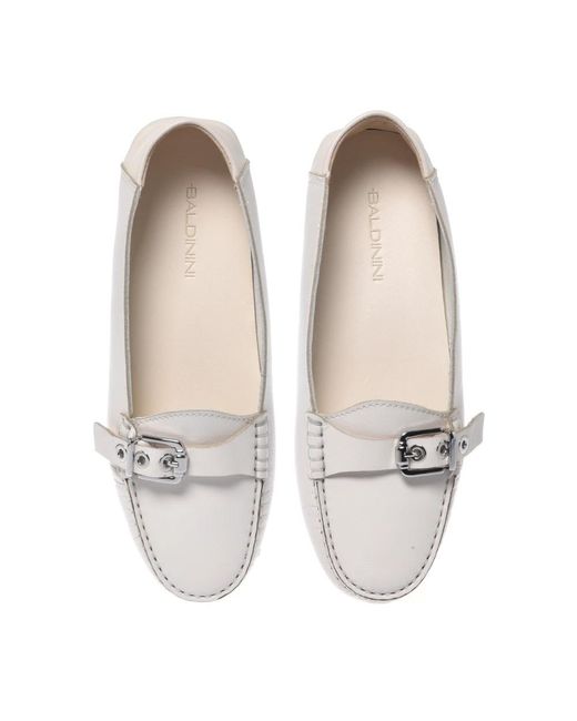 Baldinini White Loafers