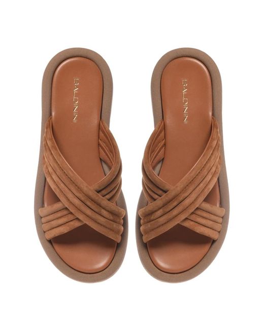 Baldinini Brown Sliders