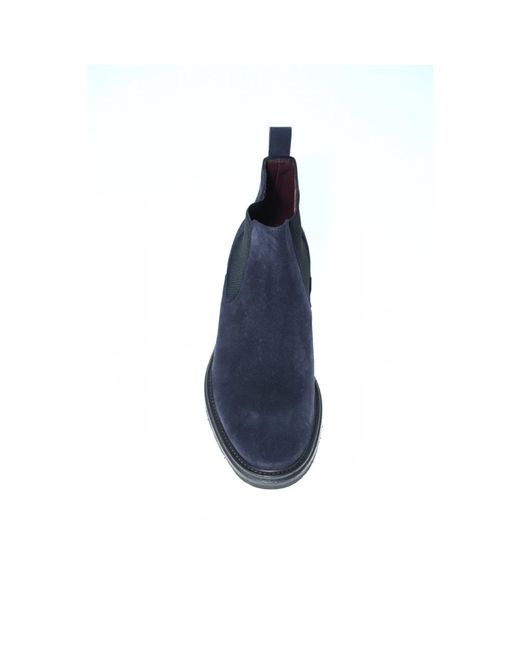 Peppe Migliore Blue Chelsea Boots for men